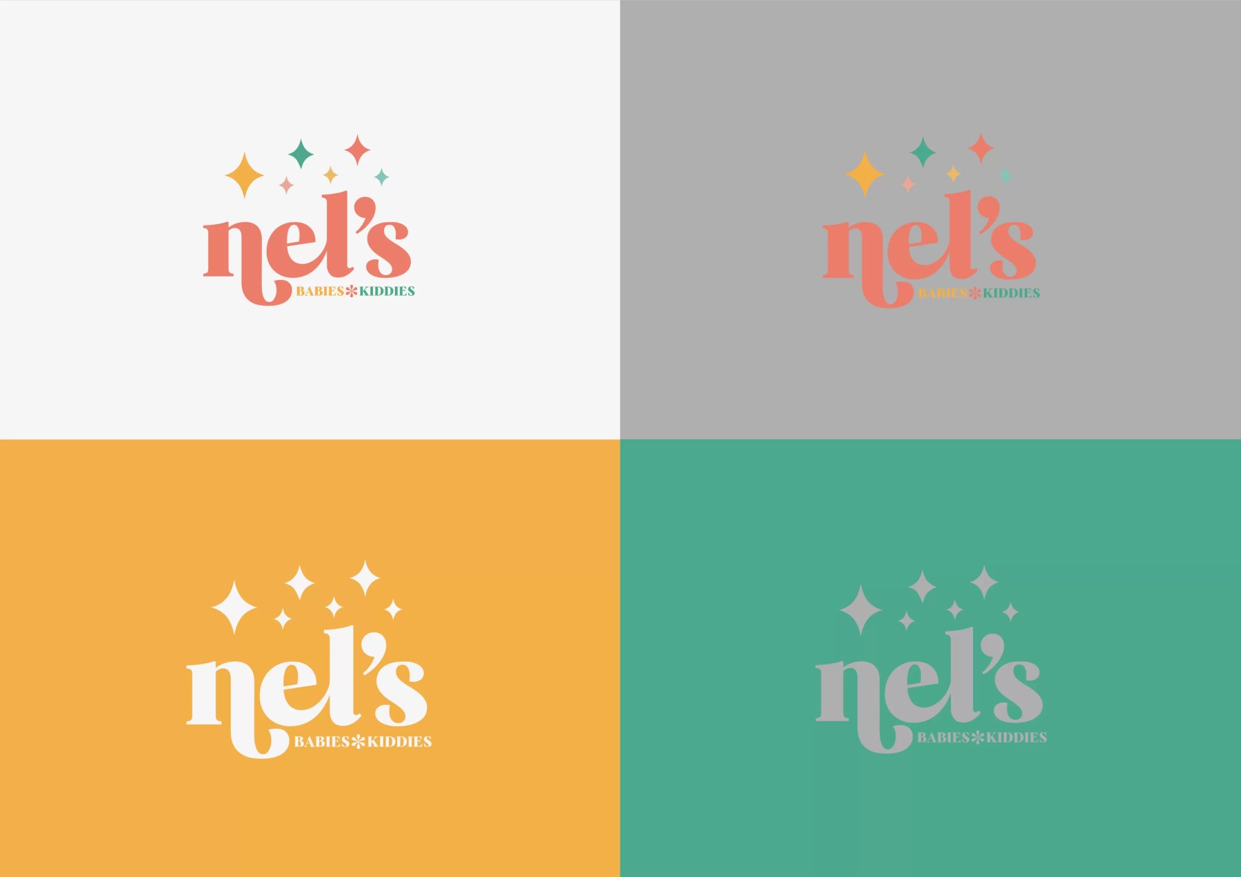 Nel's Babies brand application preview.